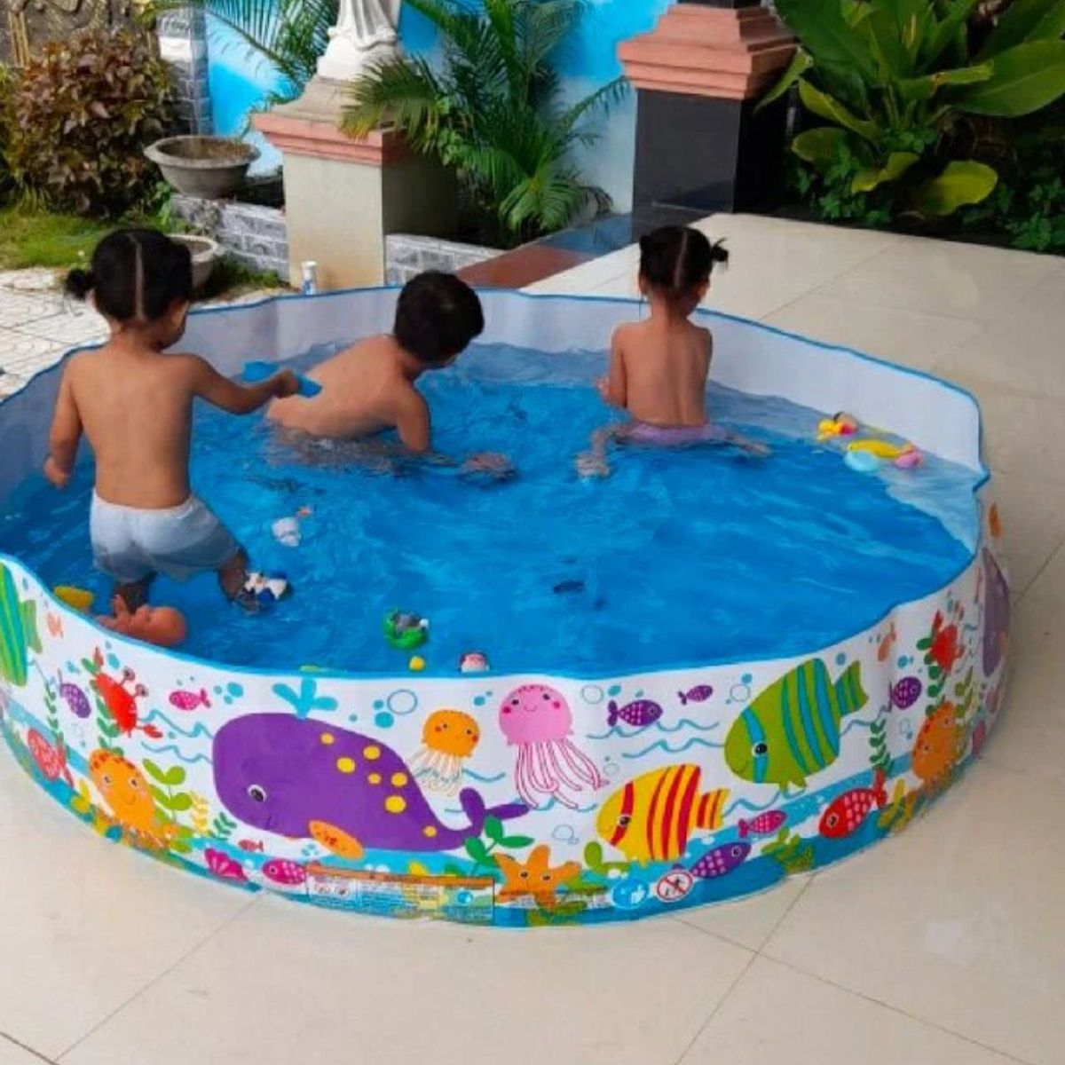GENERICO - Piscina Rigida Para Niños Ocean Play 183x38cm Intex
