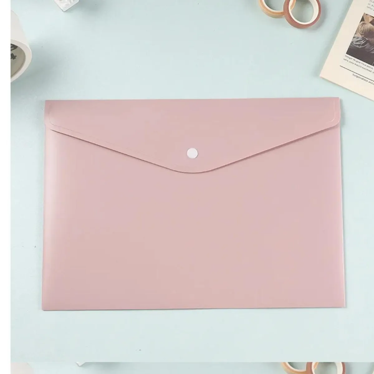 GENERICO - Carpeta Tipo Sobre Tamaño A4 con broche