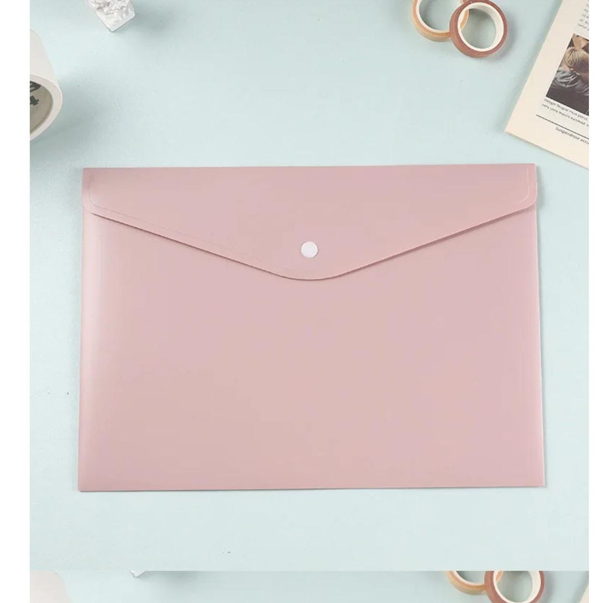 GENERICO - Carpeta Tipo Sobre Tamaño A4 con broche