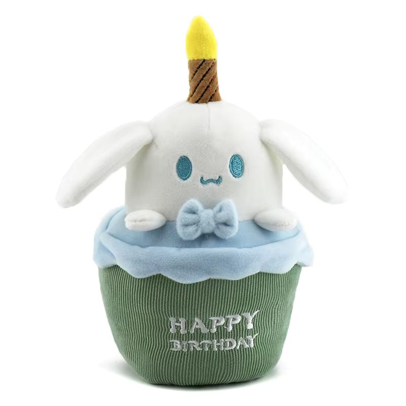 GENERICO - Peluche Cinnamoroll 20cm Feliz Cumpleaños Con Sonido