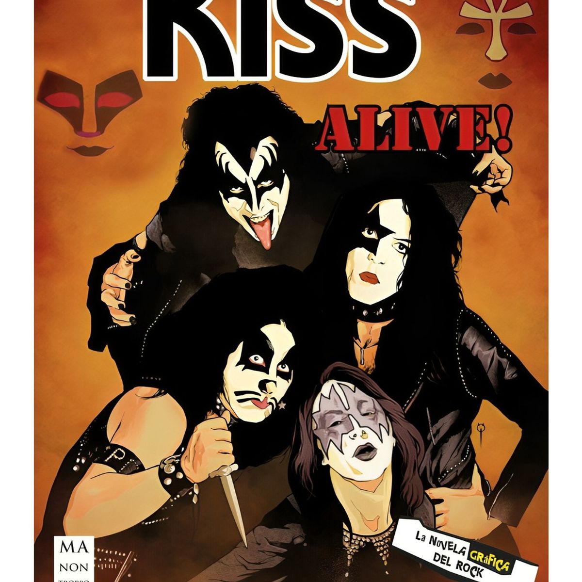 TOP10BOOKS - LIBRO Kiss Alive! (novela Gráfica) - Kiss Alive! (Novela Gráfica)
