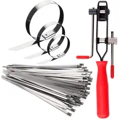 KUANGYE - Alicate Abrazaderas Homocinetica + 50 Abrazadera Metálica