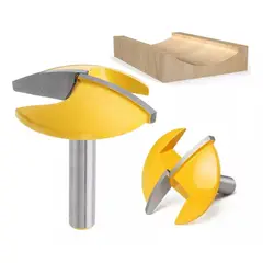NEBLISUR - Fresa Madera Vaciado Fondo Plato Toma ¼ X 44.5