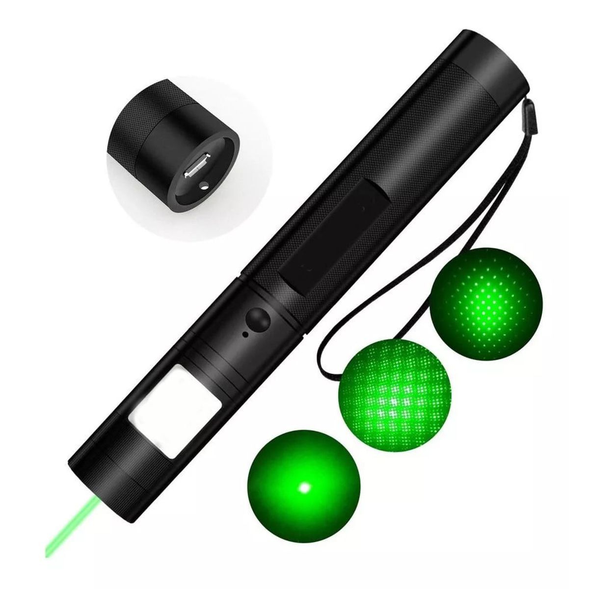 KUANGYE - Puntero Láser Verde De Alta Potencia Y Largo Alcance