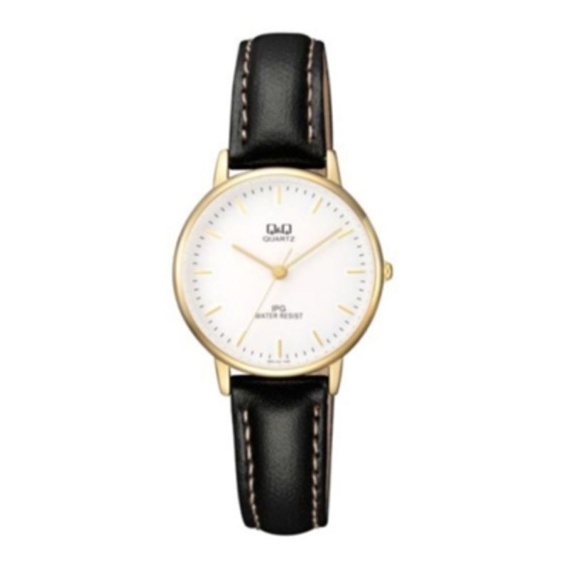 Q&Q - Reloj Qz01j101y Mujer Analogo Cuero Q&Q