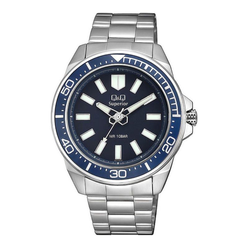 Q&Q - Reloj S374j212y Hombre Analogo Metal Q&Q