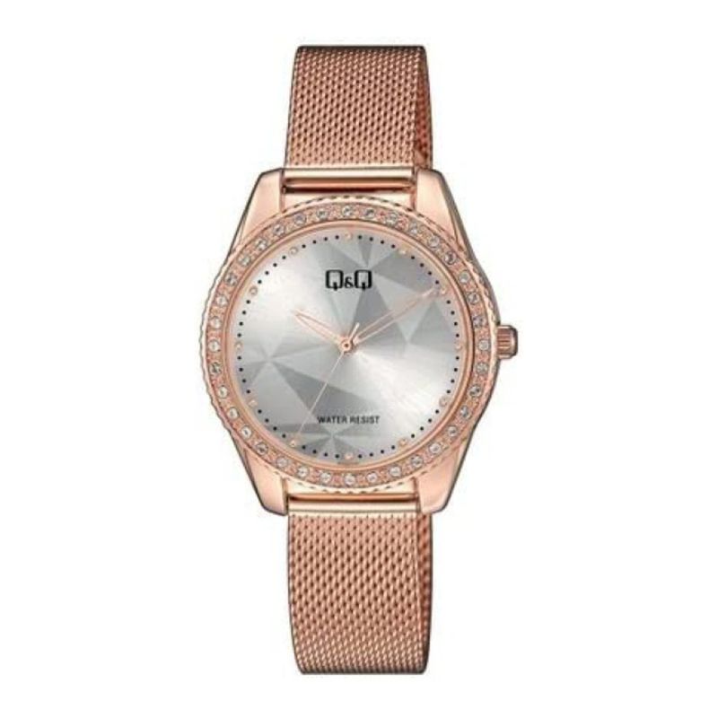 Q&Q - Reloj Qz59j091y Mujer Analogo Metal Q&Q