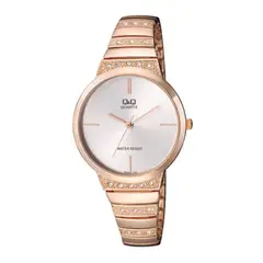 Q&Q - Reloj F553j001y Mujer Analogo Metal Bracelet