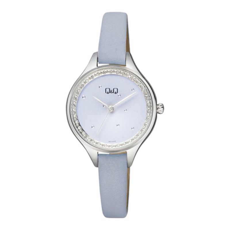 Q&Q - Reloj Qb73j302y Mujer Analogo Cuero Q&Q