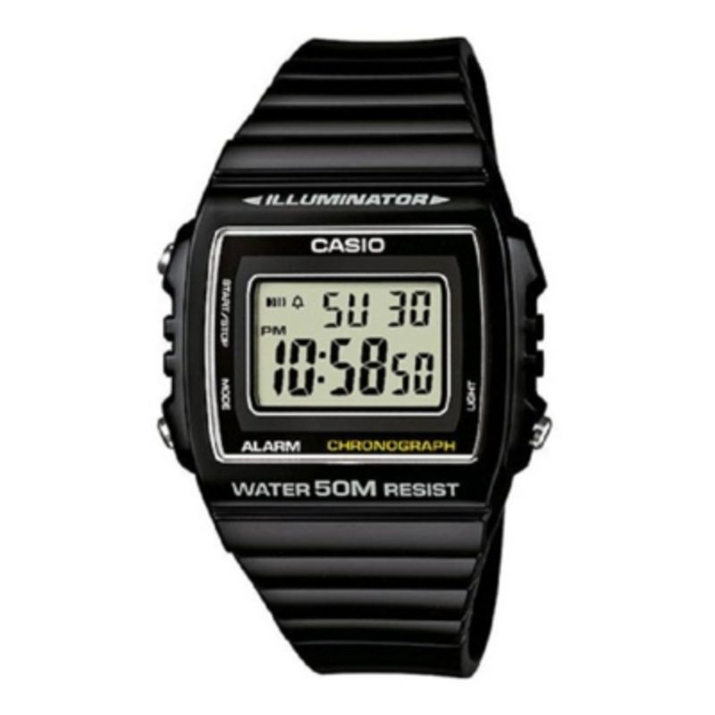 CASIO - Reloj W-215h-1av Vintage Digital Resina CASIO