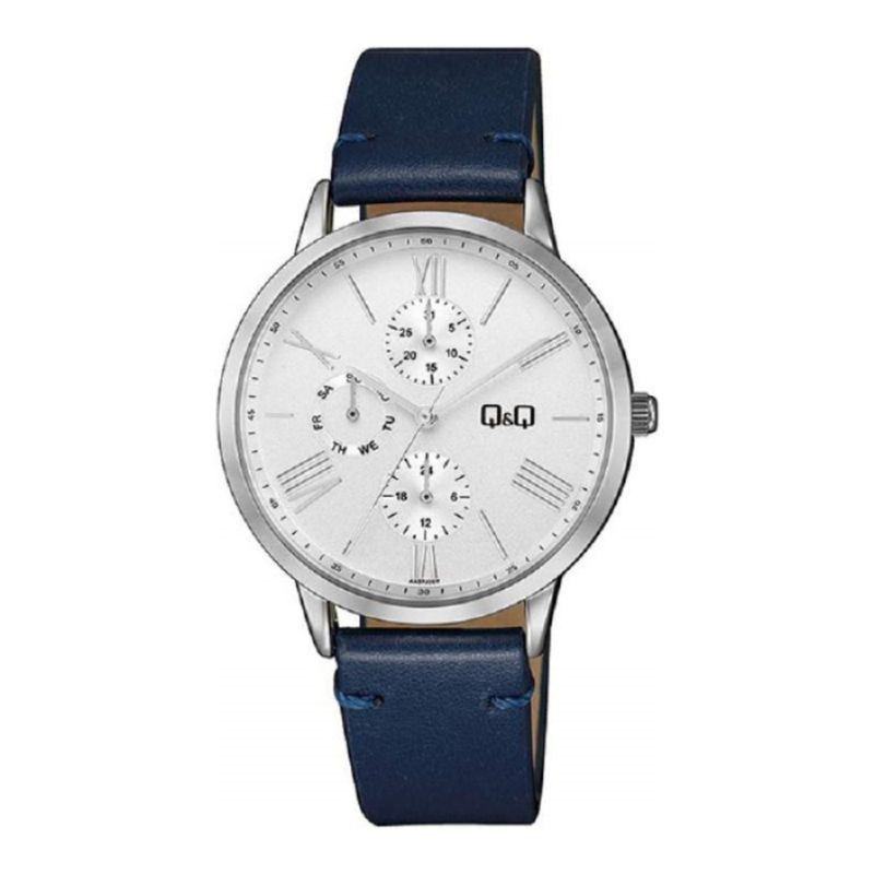 Q&Q - Reloj Aa37j307y Mujer Analogo Cuero Q&Q