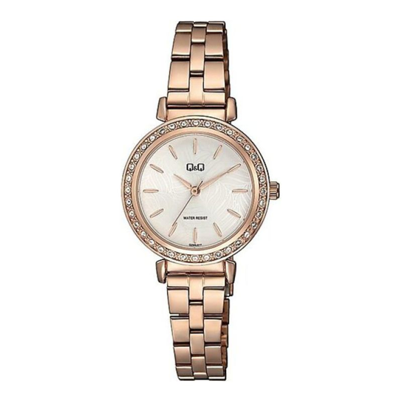 Q&Q - Reloj Qz89j011y Mujer Analogo Metal Q&Q