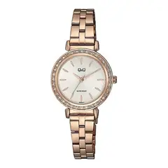 Q&Q - Reloj Qz89j011y Mujer Analogo Metal
