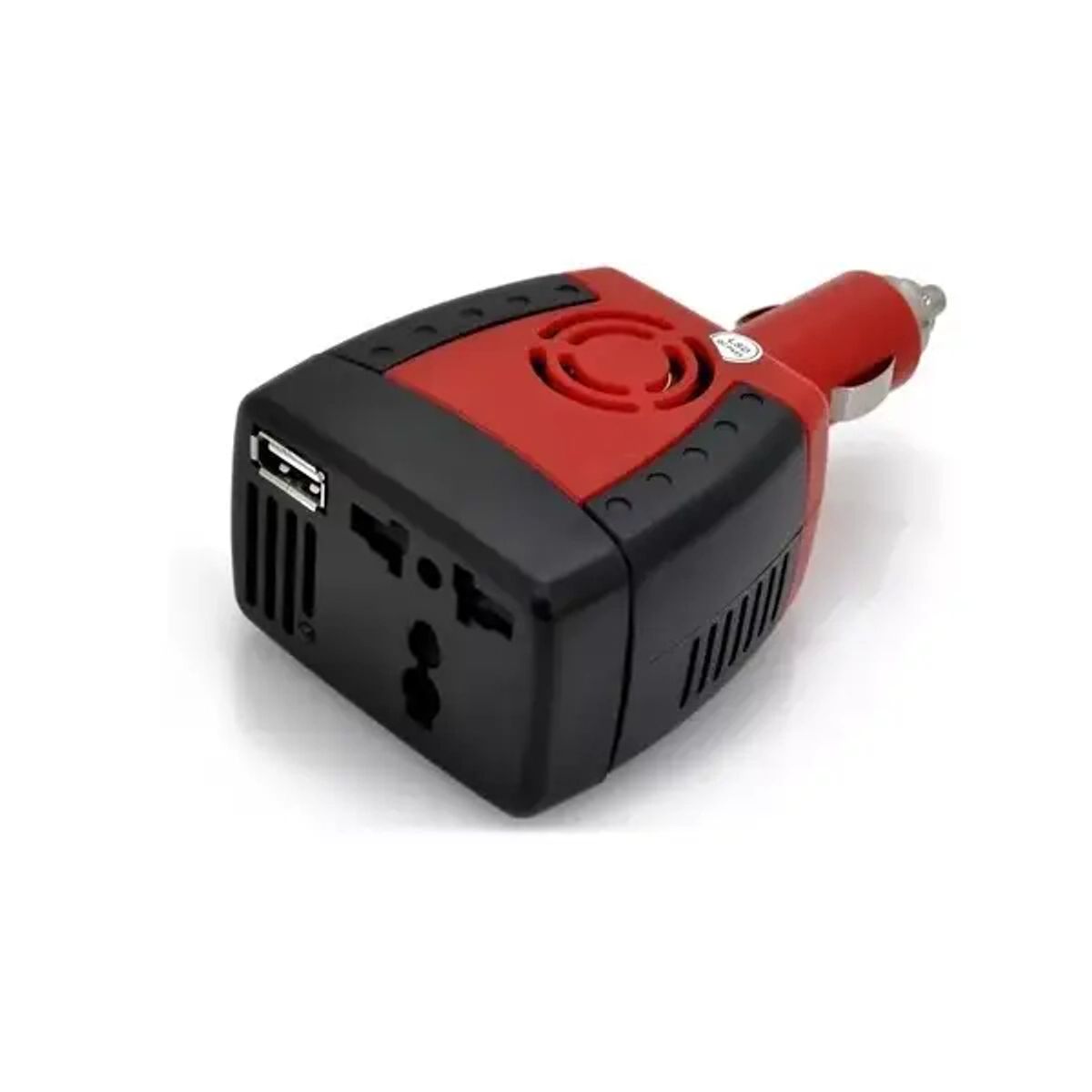 GENERICO - Inversor 75w 12v Ac Conector Universal + Puerto Usb