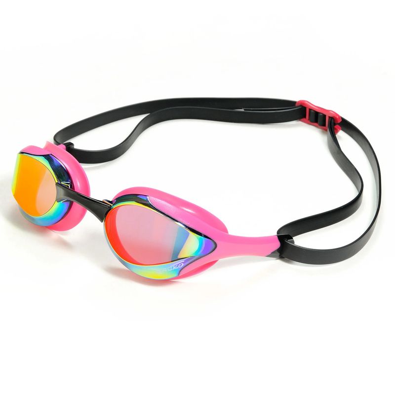 SAEKO - LENTE NATACION SAEKO S58 UV JET ESPEJADO ROSADO