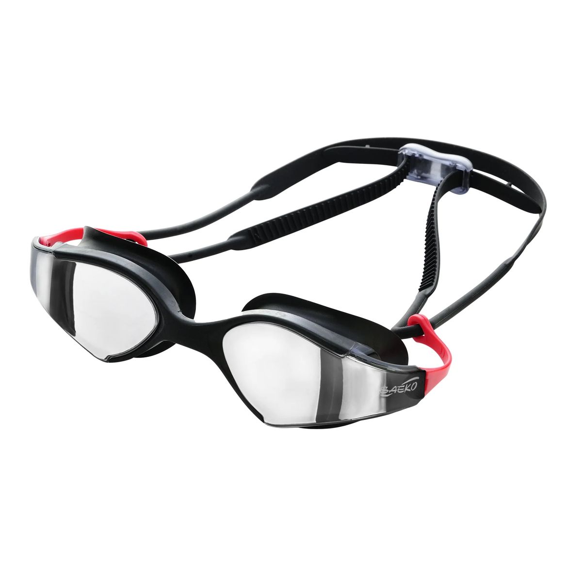 SAEKO - LENTE NATACION SAEKO S53 UV BLADE NEGRO/ROJO