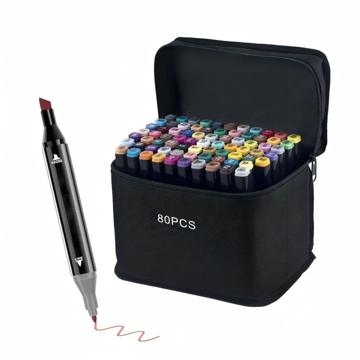 OEM - Kit 80 Lápices Marcadores de colores