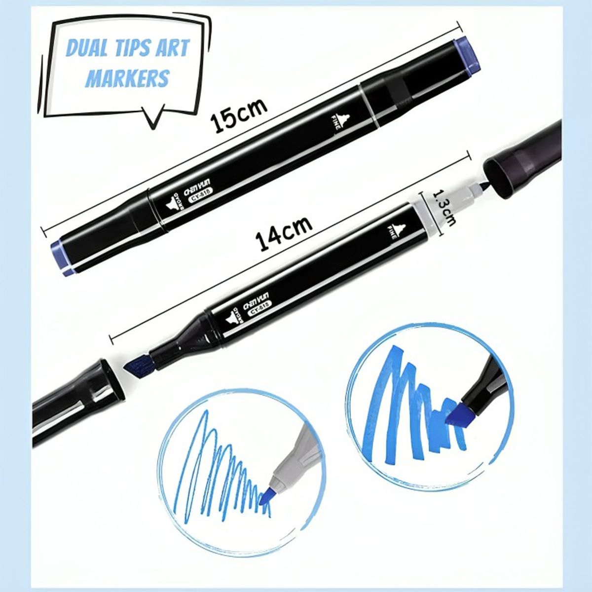 OEM - Kit 80 Lápices Marcadores de colores