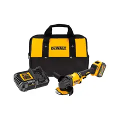 DEWALT - Esmeril Angular Inalámbrico Dcg418t1 4 1/2 60v + 1 Batería 6ah y Cargador