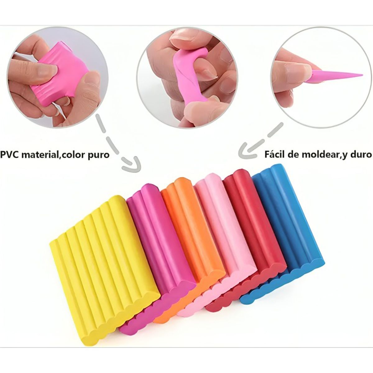 OEM - Kit De Arcilla Polimérica 32 Colores Iniciación