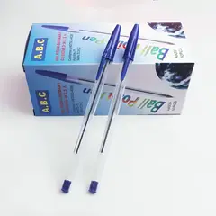 OEM - Caja 50 Lápiz Pasta Bolígrafos Punta Redonda