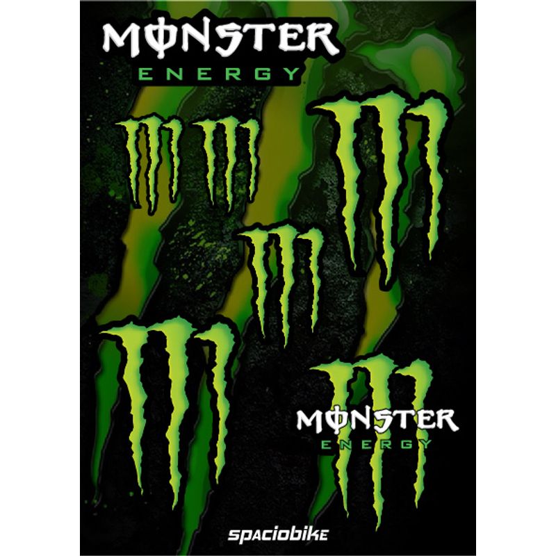 GENERICO - Kit de stickers Monster