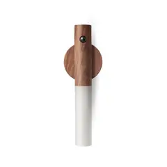 SANTU HOME & DECO - Luz LED Nocturna Portátil con Sensor Caoba
