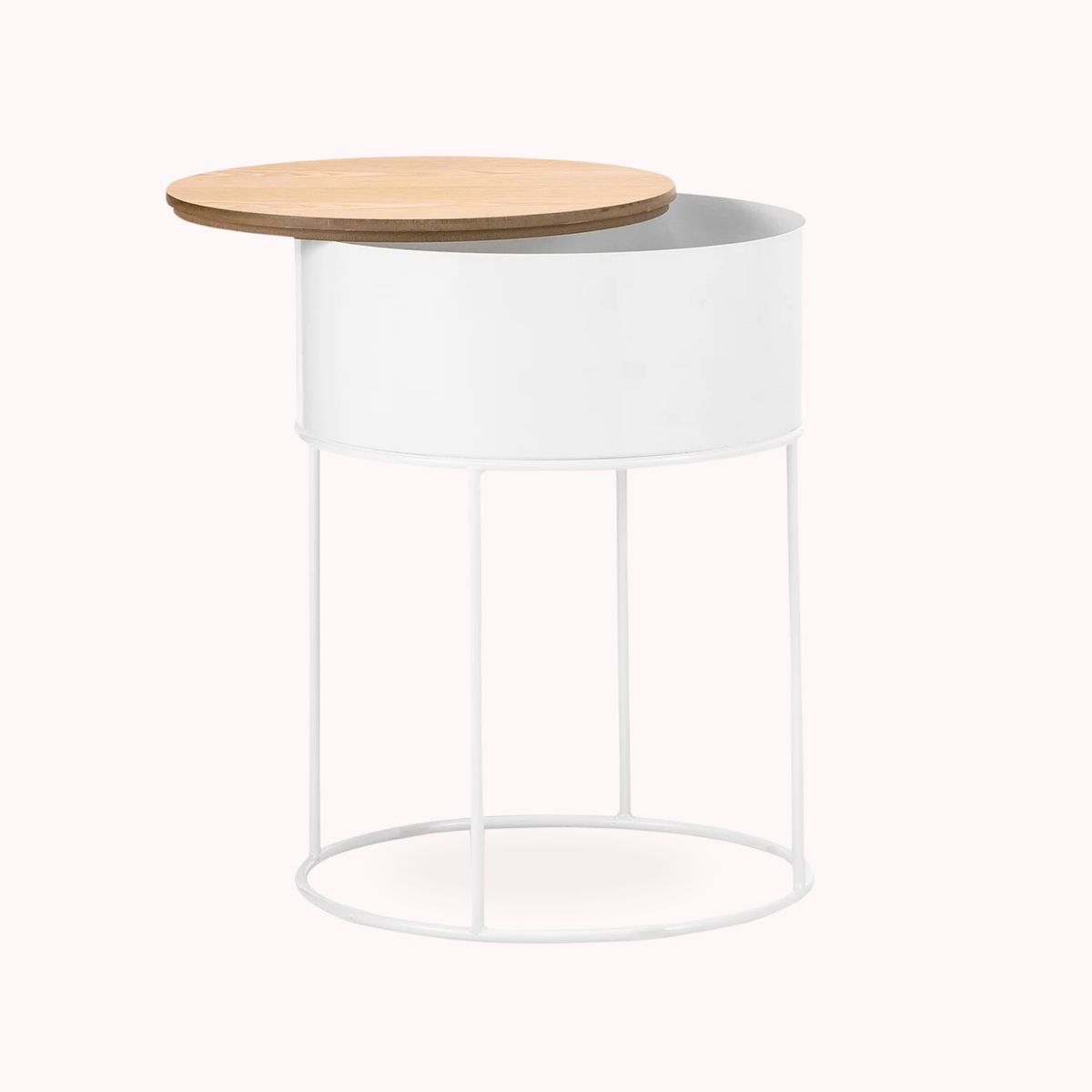 SANTU HOME & DECO - Mesa de Centro y Lateral con Almacenamiento