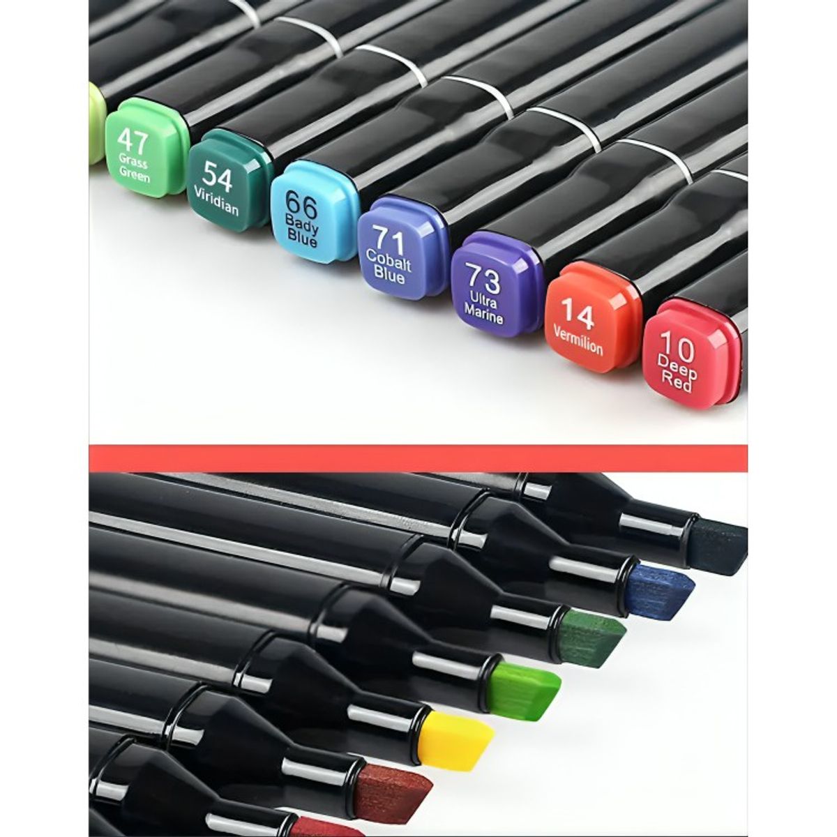 OEM - 168 Lápices Marcadores Doble Con Bolsa