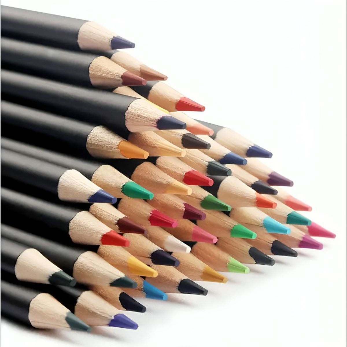OEM - Juego 72 Lapices De Colores Arte Dibujo Color Vibrante