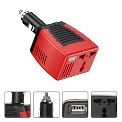 GENERICO - Inversor 150w 12v Ac Conector Universal + Puerto Usb