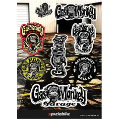 GENERICO - Kit de stickers Gas Monkey