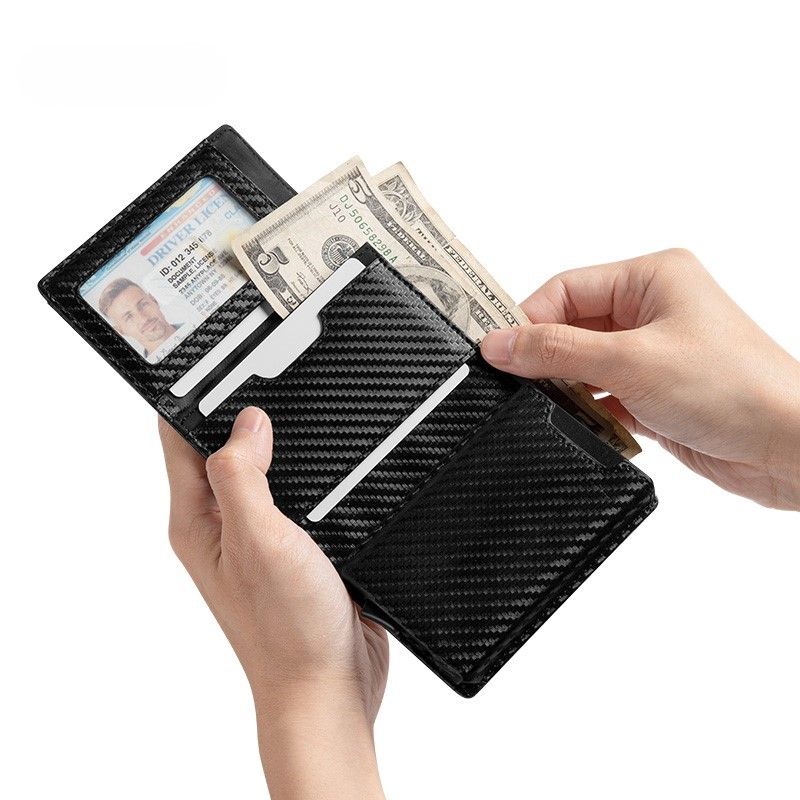 LEVURETT - BILLETERA FIBRA DE CARBONO CON DESLIZADOR DE TARJETAS HOMBRE -  LV125