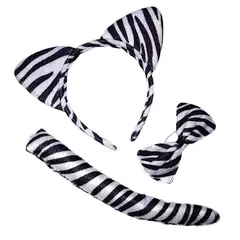 GENERICO - SET ANIMAL 3 PIEZAS CEBRA X1 UNI