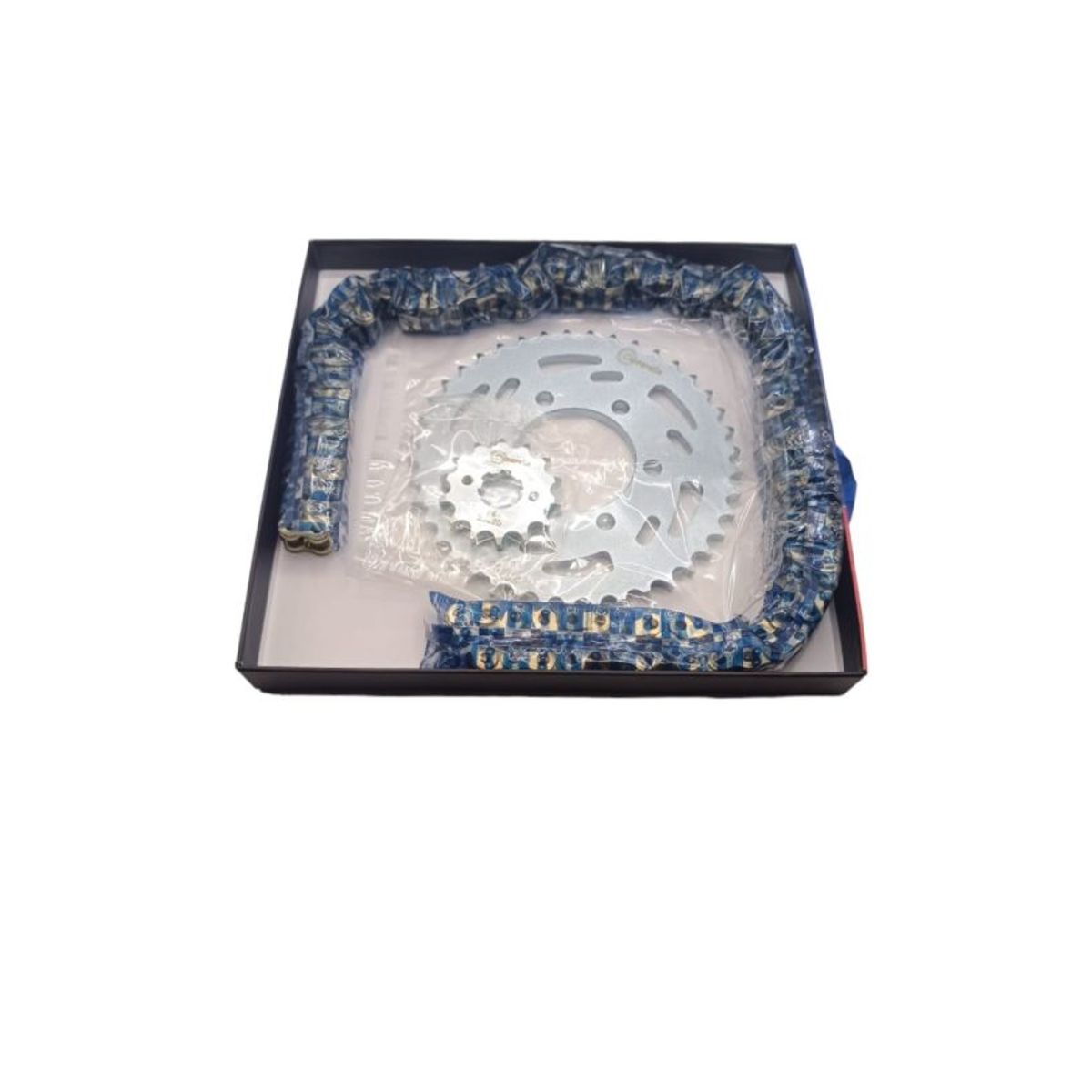 GENERICO - KIT TRANSMISION XTZ150 DORADA MARCA CASSARELLA