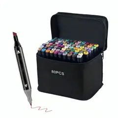 OEM - Kit 80 Lápices Marcadores de colores