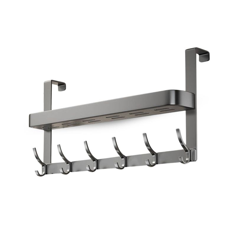 SANTU HOME & DECO - Colgador con Repisa 7 Ganchos