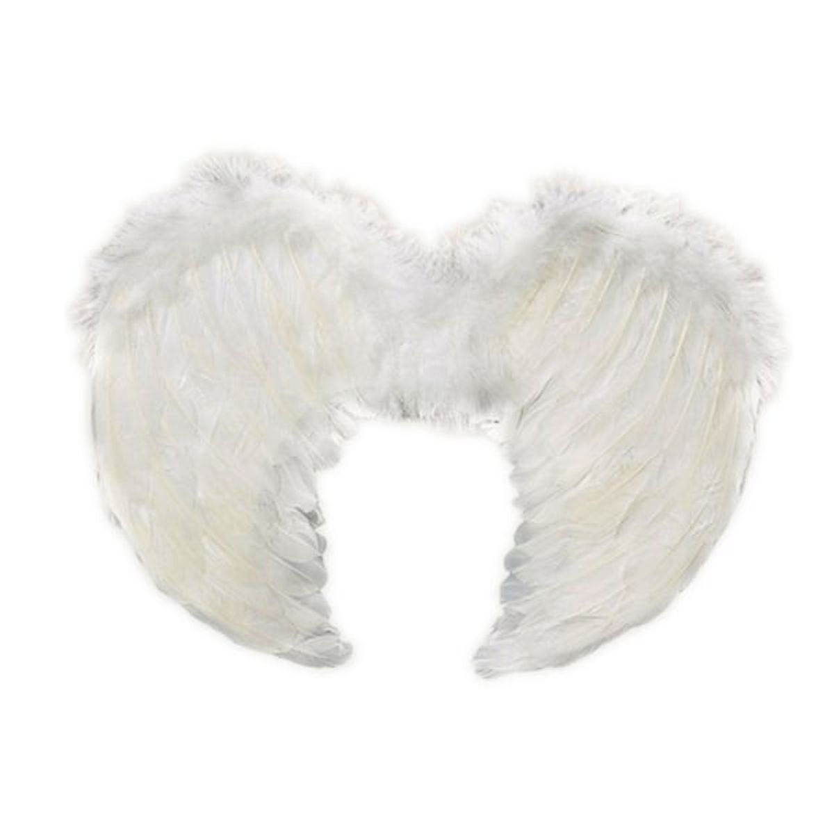 GENERICO - ALAS ANGEL PLUMA BLANCO 80X60 CM X1 UNI