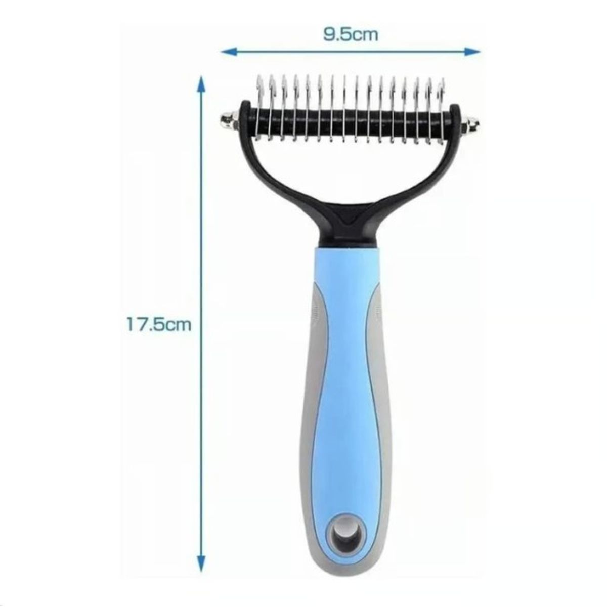 GENERICO - Cepillo Elimina Nudos Y Pelo Muerto Deslanador Razas Grandes