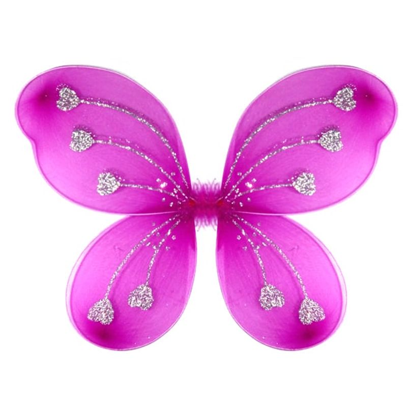 GENERICO - ALAS MARIPOSAS FUCSIA X1 UNI