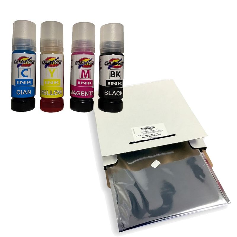 CREA PRINT - Kit Inicial Impresion De Fototorta Tinta Y Papel De Azucar