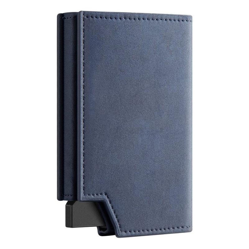 LEVURETT - BILLETERA CON TARJETERO DE CUERO NOBUK PARA HOMBRE - LV503A