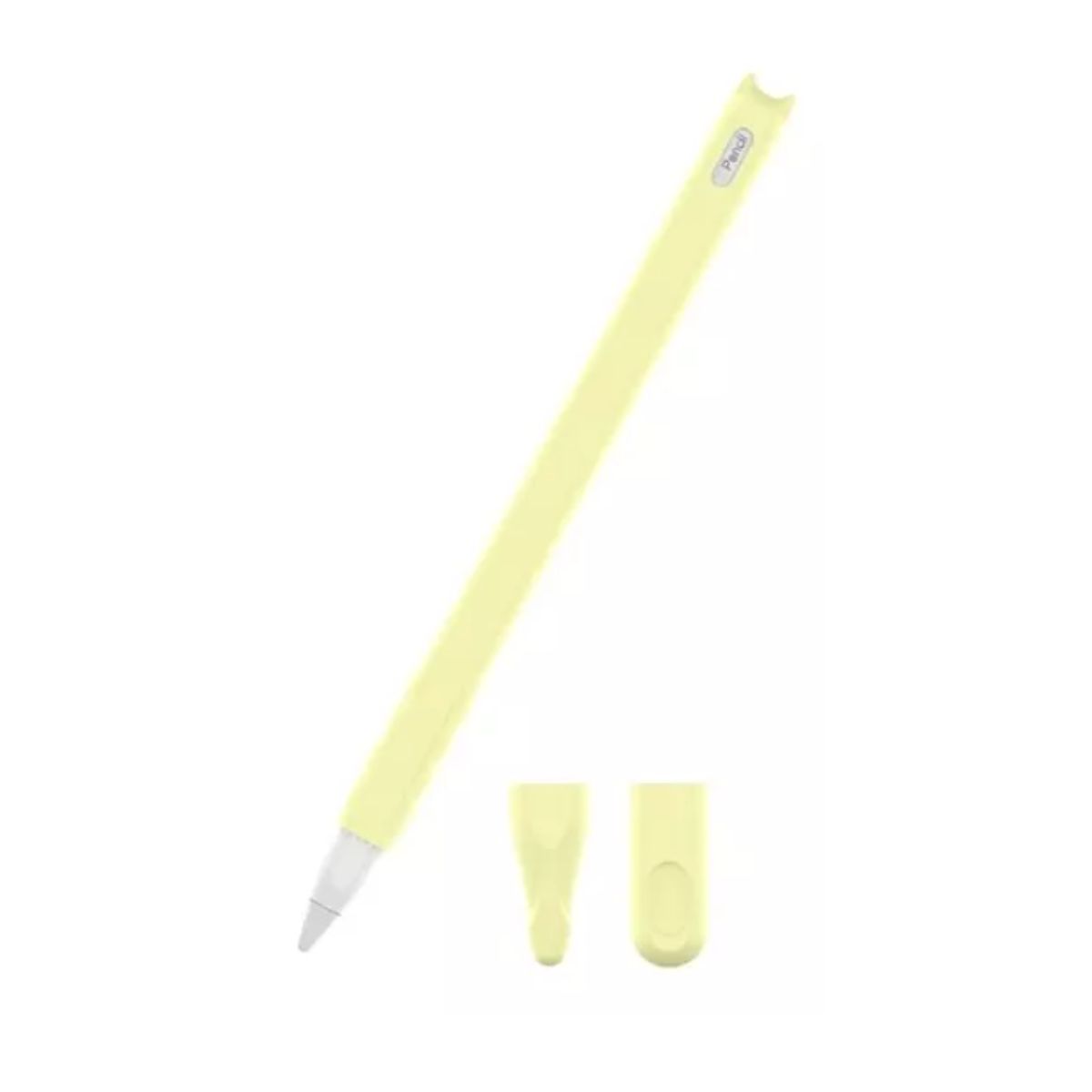 GENERICO - Funda De Silicona Compatible Para Apple Pencil 2 Ge - AMARILLO