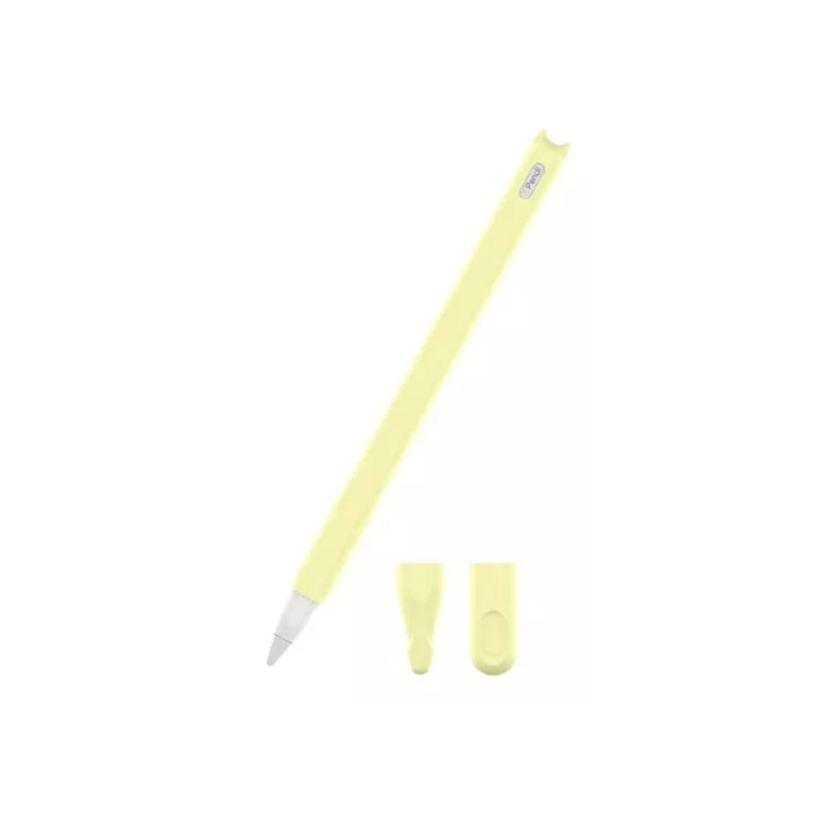 GENERICO - Funda De Silicona Compatible Para Apple Pencil 2 Ge - AMARILLO