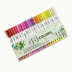 GENERICO - Set Escolar lapices doble punta 48 unidades