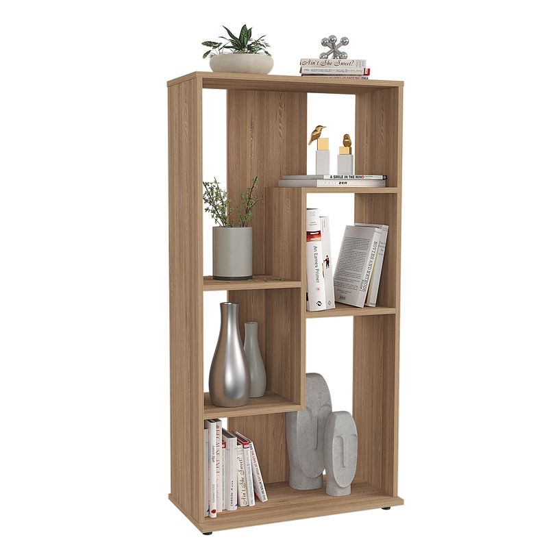 INVAL - Estante Decorativo Modular Amaretto  120 cm x 60 cm x 30 cm BE16704