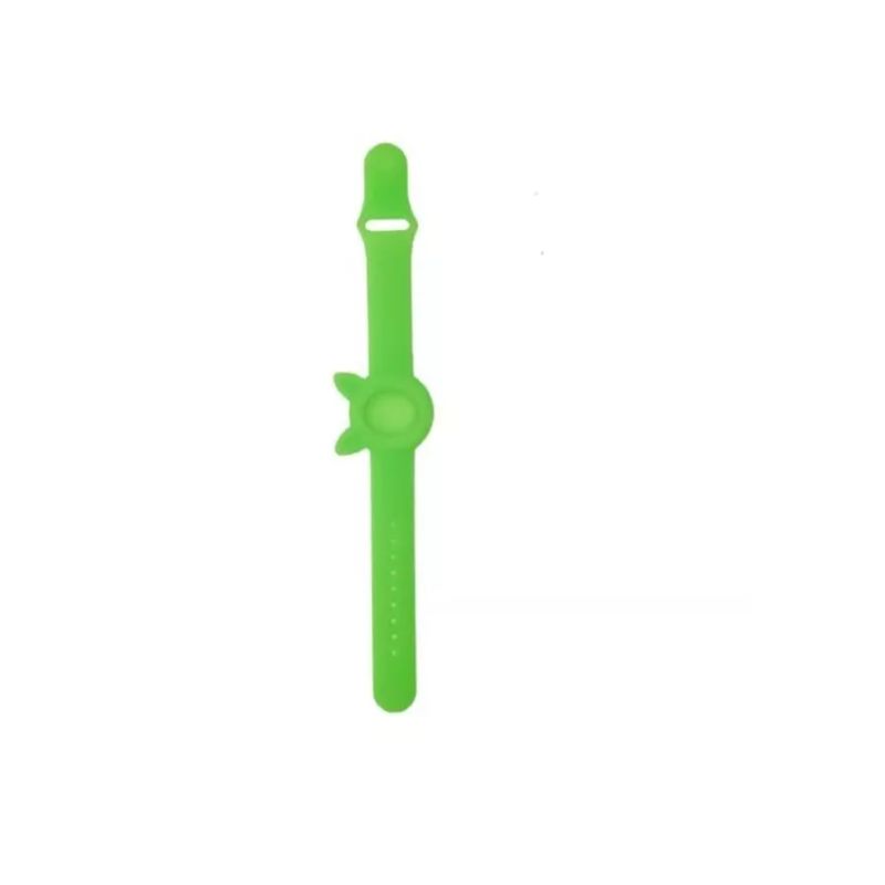 GENERICO - Correas Funda De Muñeca Para Airtags Para Niños Unicolor-VERDE