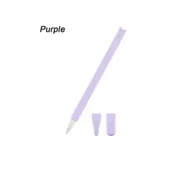 GENERICO - Funda De Silicona Compatible Para Apple Pencil 2 Ge-LILA