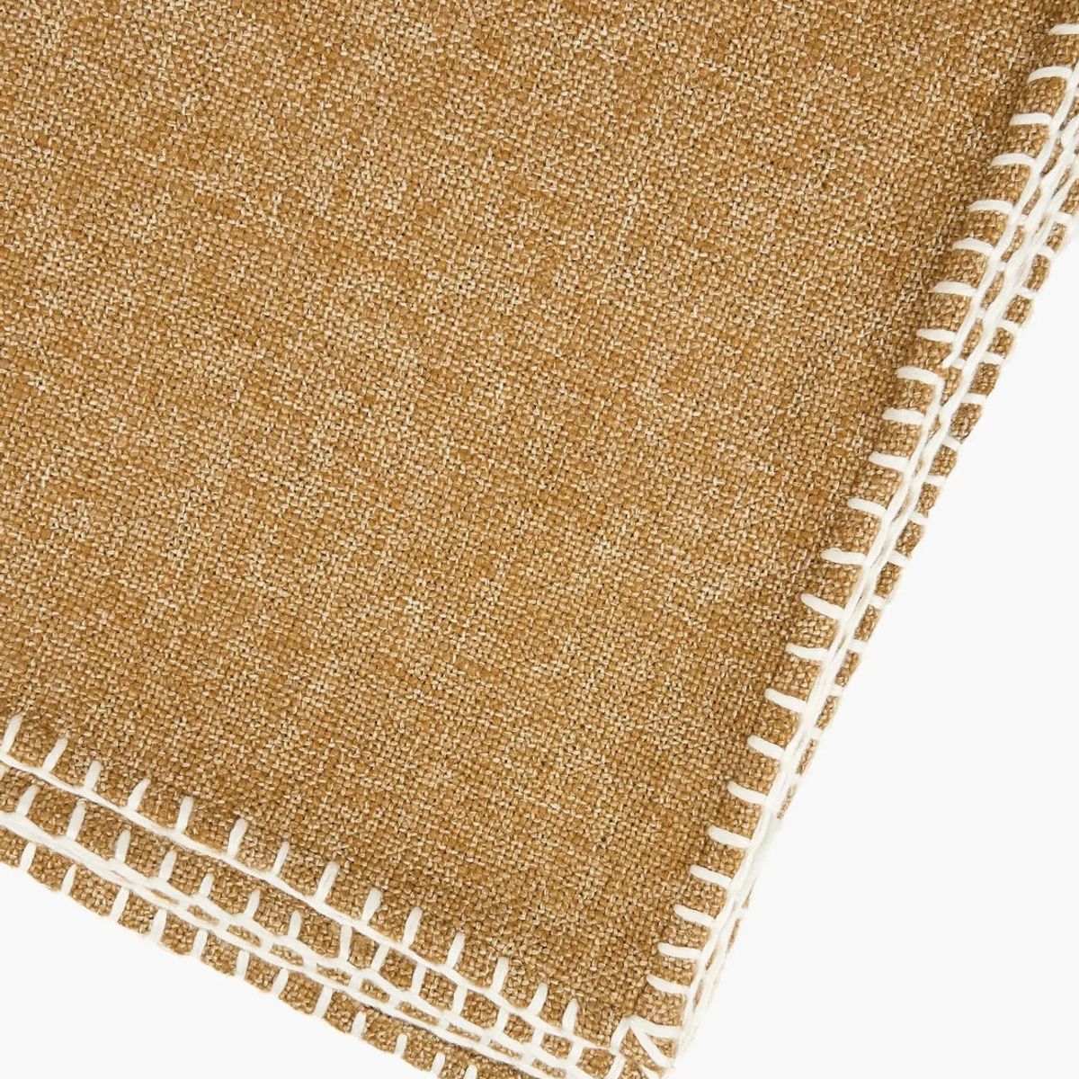 LOUNGE - Manta Algodón Costuras Boho