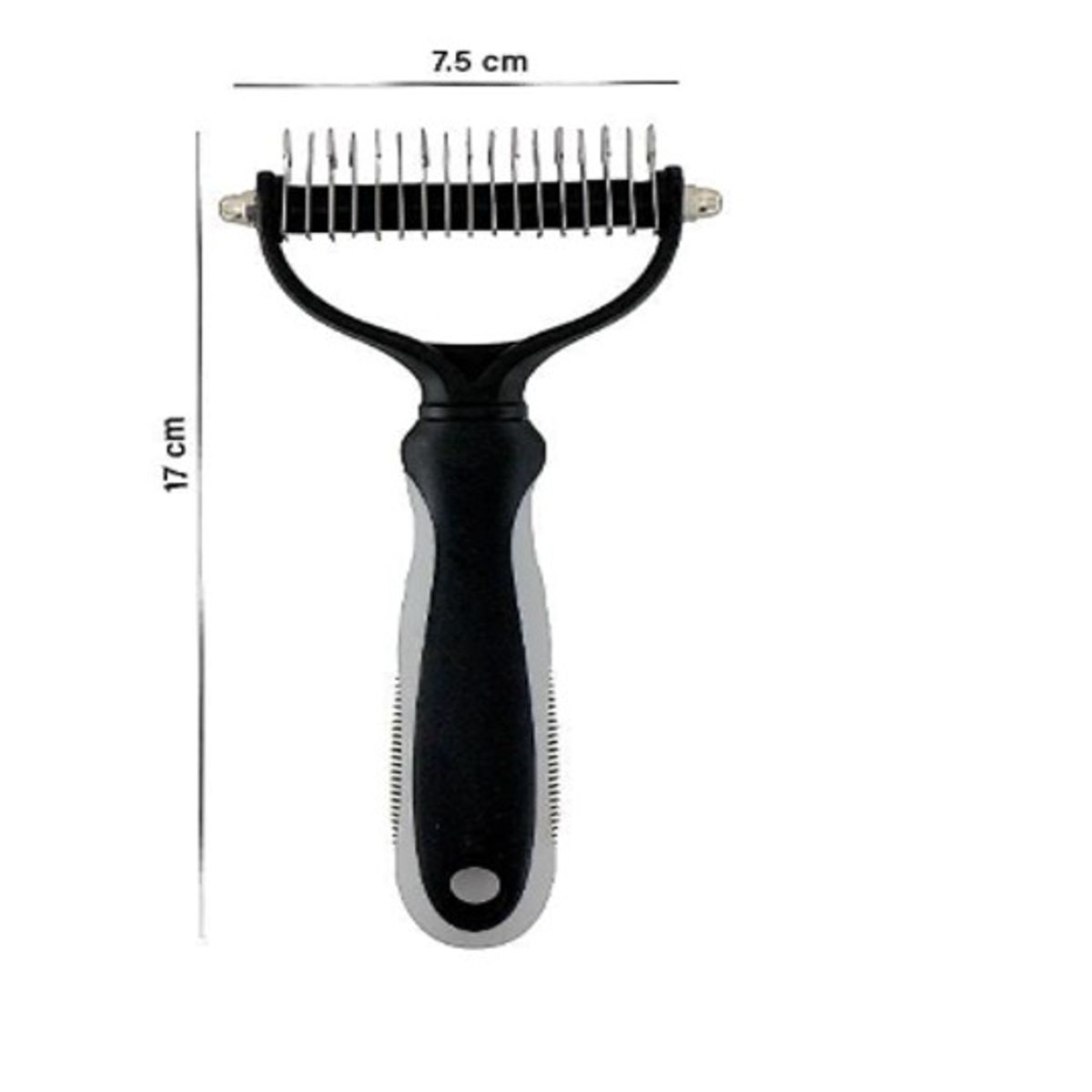 GENERICO - Cepillo Elimina Nudos Y Pelo Muerto Deslanador Razas Grandes